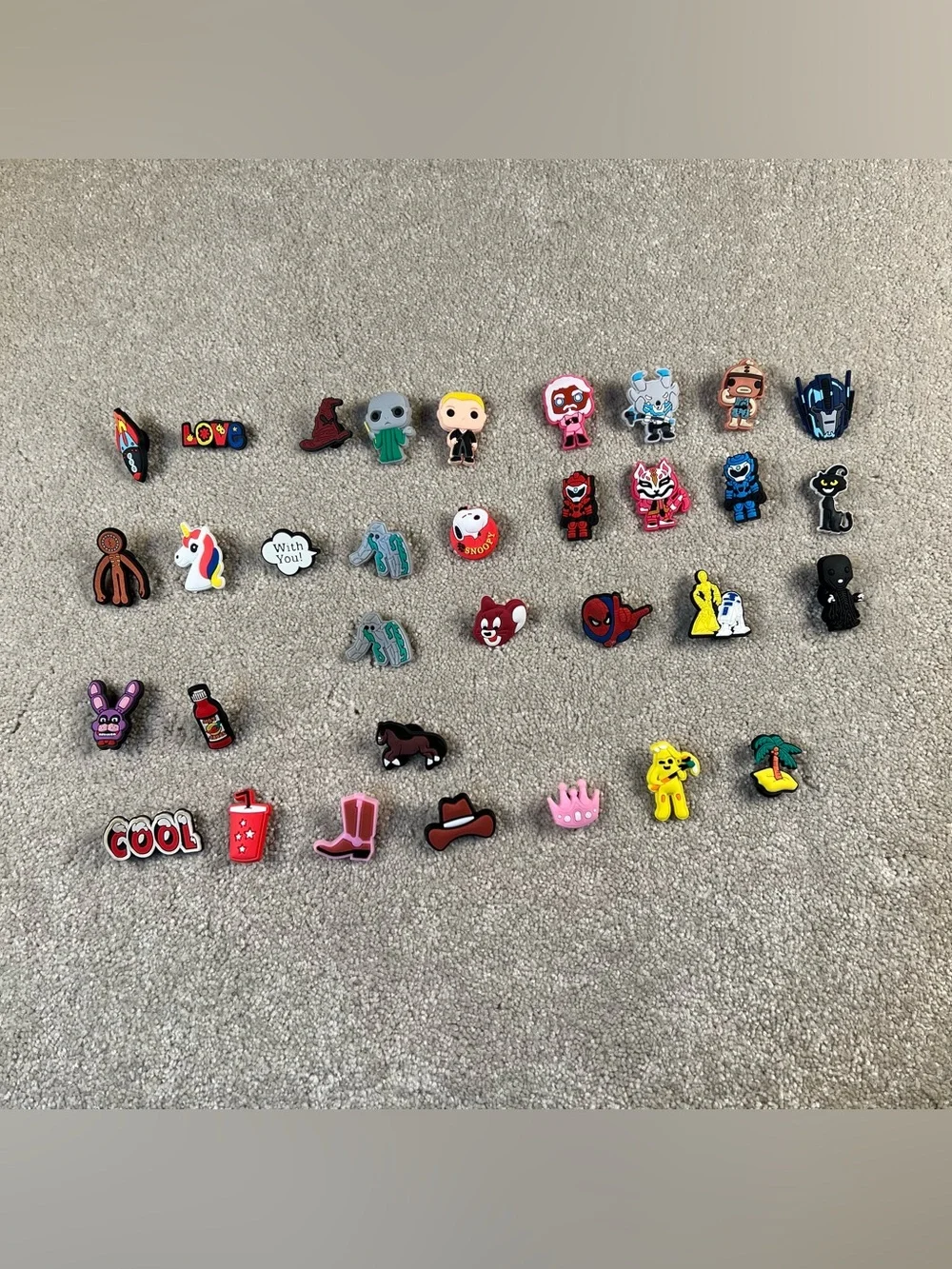 Shoe Charms Miscellaneous Lot of 33